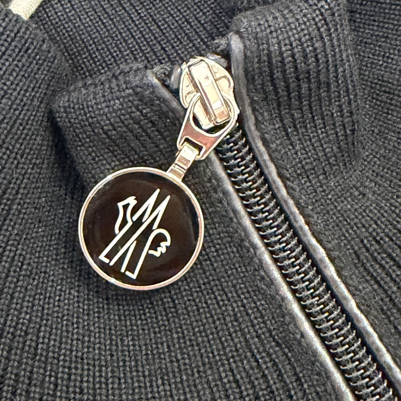 Moncler 2021 羊毛尼龍混紡開襟外套-3