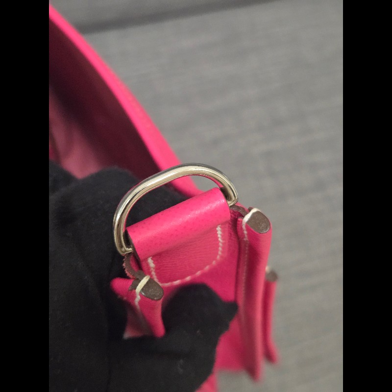 Hermes 愛馬仕 Evelyne 29桃粉色銀釦 Epsom-21