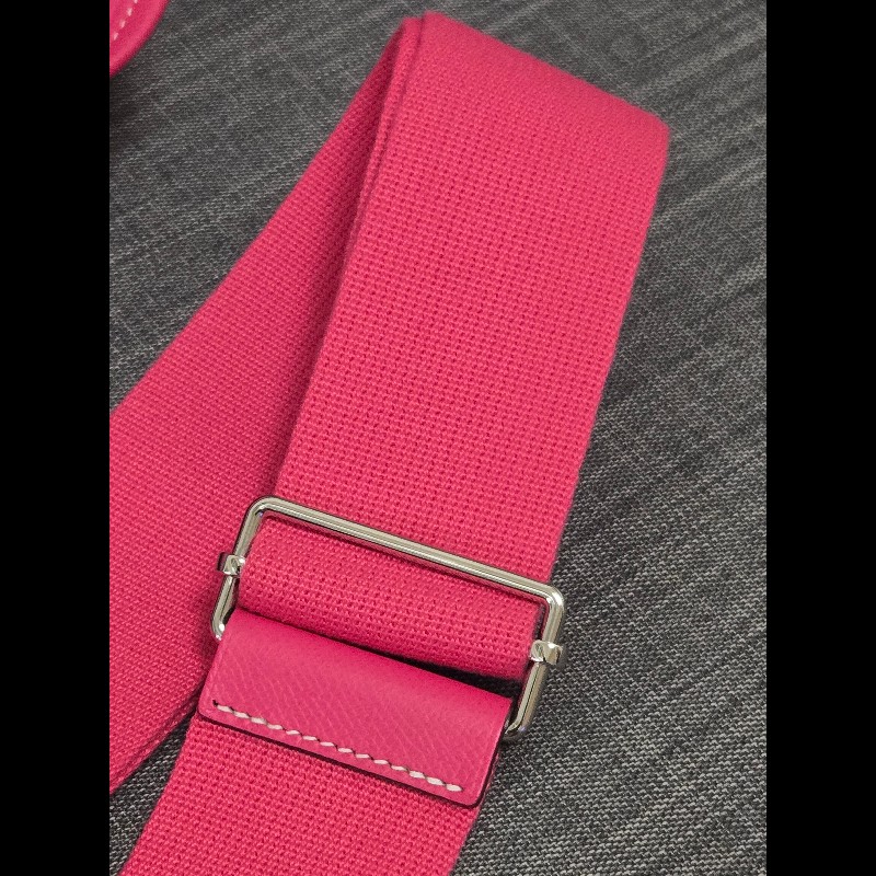 Hermes 愛馬仕 Evelyne 29桃粉色銀釦 Epsom-31