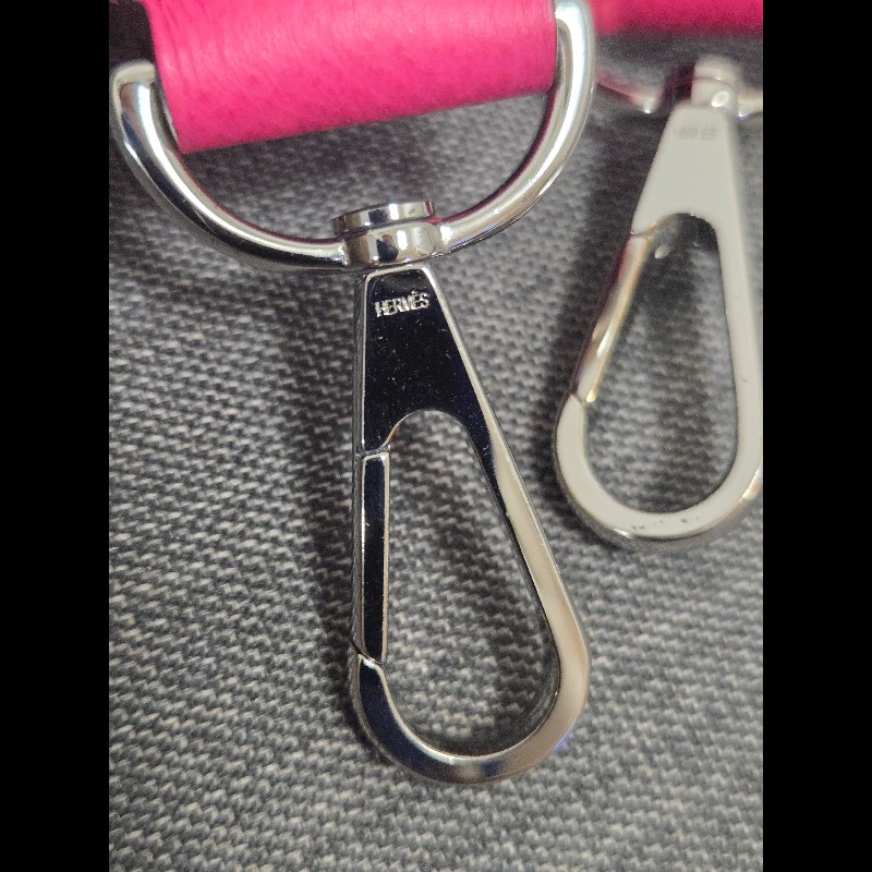 Hermes 愛馬仕 Evelyne 29桃粉色銀釦 Epsom-36