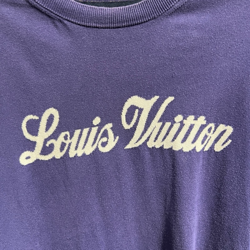 Lv 紫色針織短袖 Os / S碼-4
