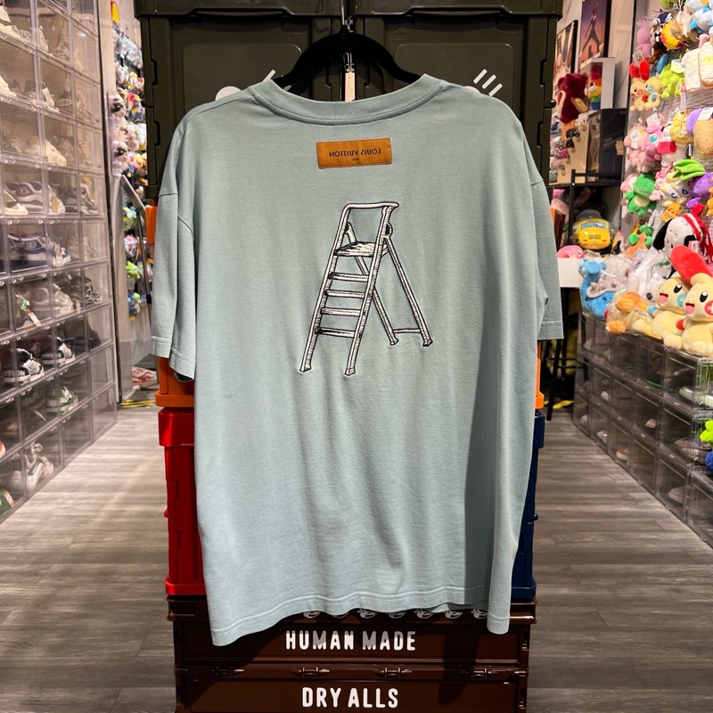 Lv 淺藍色 工具短袖 L碼-1