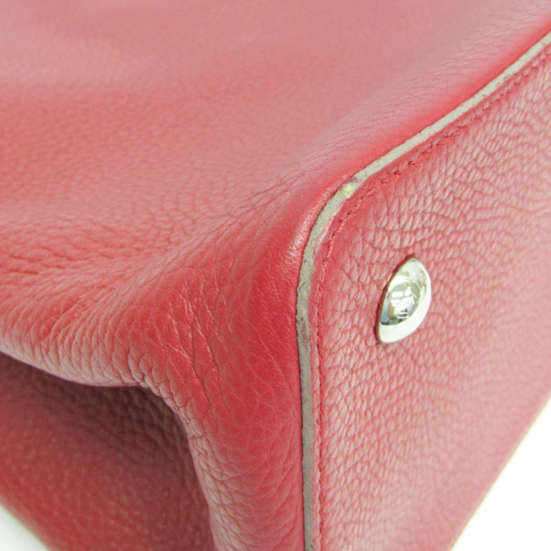 路易威登 Parnassea Capucines GM M48871 女士手提包 紅色-5