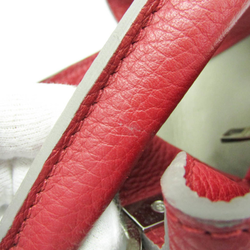 路易威登 Parnassea Capucines GM M48871 女士手提包 紅色-13