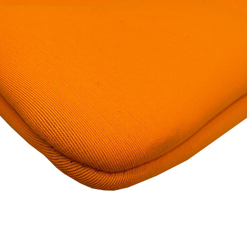 愛馬仕 Neoban GM 橙色豹紋手拿包 尼龍聚醯胺-4