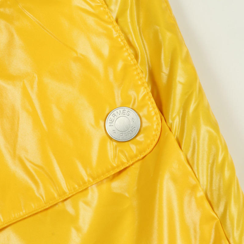 愛馬仕 Serie 紐帶 其他外套 *21-5514 尼龍棉 米色 黃色 米色 二手 男士-8