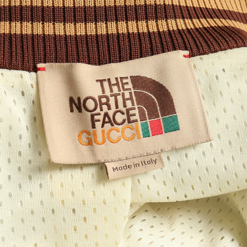 GUCCI GUCCI × THE NORTH FACE 森林印花雪莉系列其他外套 聚酯纖維/棉 棕色 多色 二手 男款-2