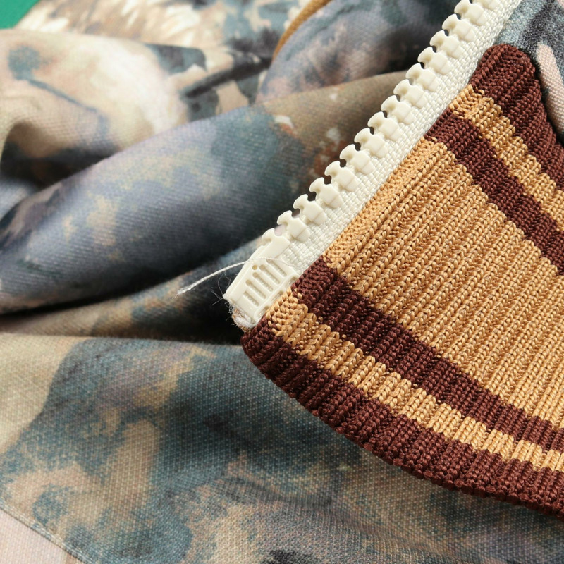 GUCCI GUCCI × THE NORTH FACE 森林印花雪莉系列其他外套 聚酯纖維/棉 棕色 多色 二手 男款-8