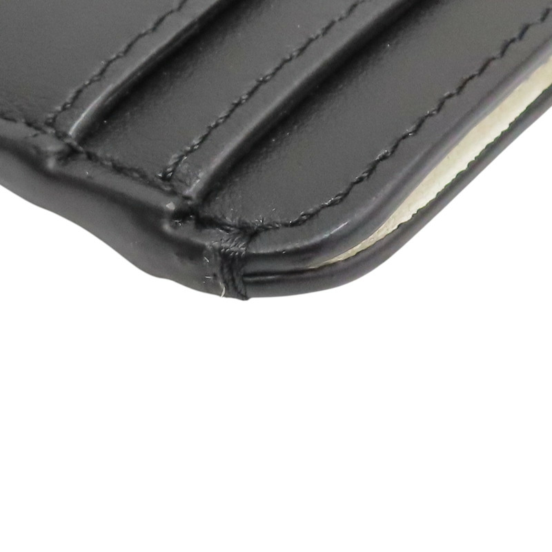 黑色牛皮 Sense 卡夾 名片夾【Chloe 克羅伊】 CHC23SP868I10-16