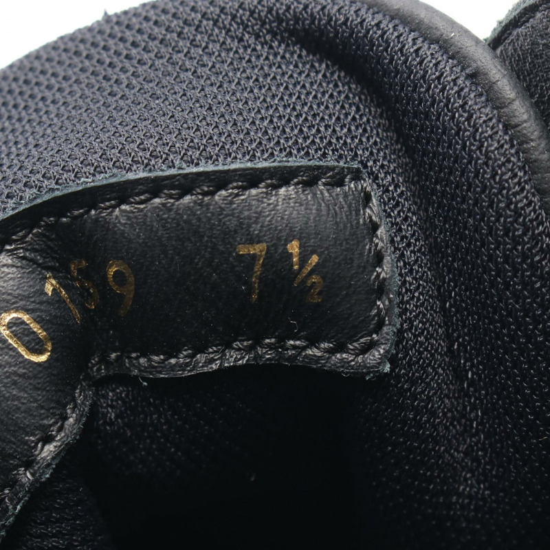 路易威登 Tattoo 系列高筒運動鞋，黑色真皮，二手男款，尺寸 7 1/2-6