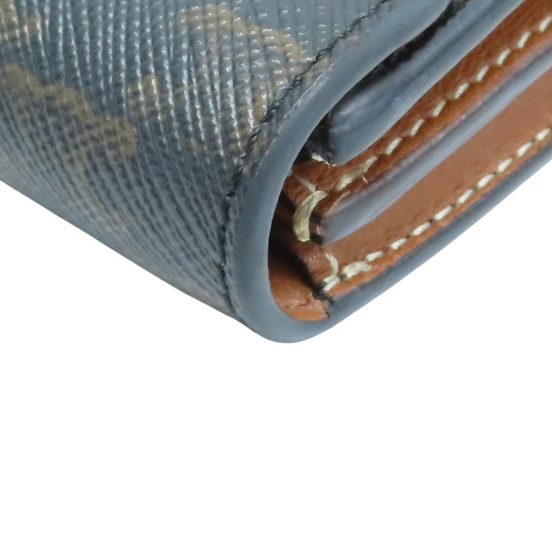 棕色 Triomphe 帆布 Origami 標誌印花 卡夾 名片夾【CELINE 賽琳】 10D902BZ9.04LU-12