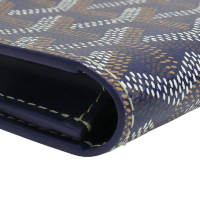 深藍色 Goyardine 帆布 Malesherbes 卡夾 名片夾【GOYARD 高雅德】-8