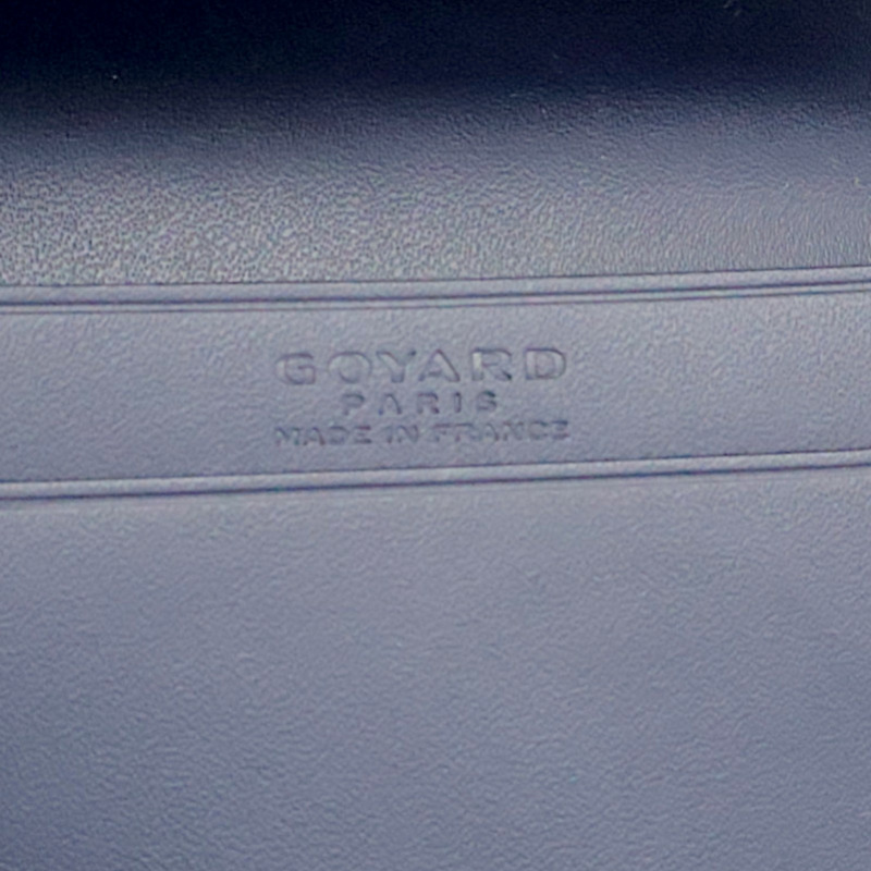 深藍色 Goyardine 帆布 Malesherbes 卡夾 名片夾【GOYARD 高雅德】-10