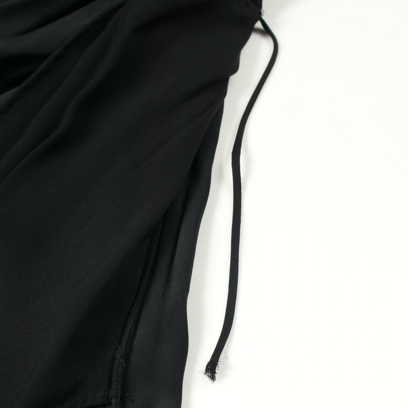 THE ROW 長喇叭裙，XS碼，黑色真絲，二手女裝-4