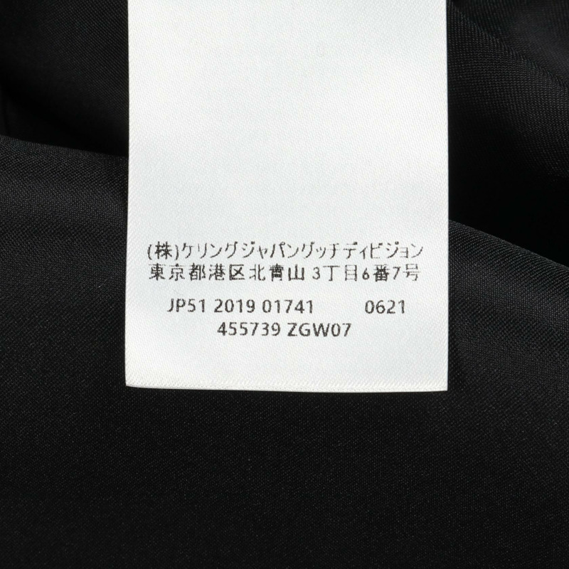 GUCCI 其他羊毛大衣 黑色 二手 女-3