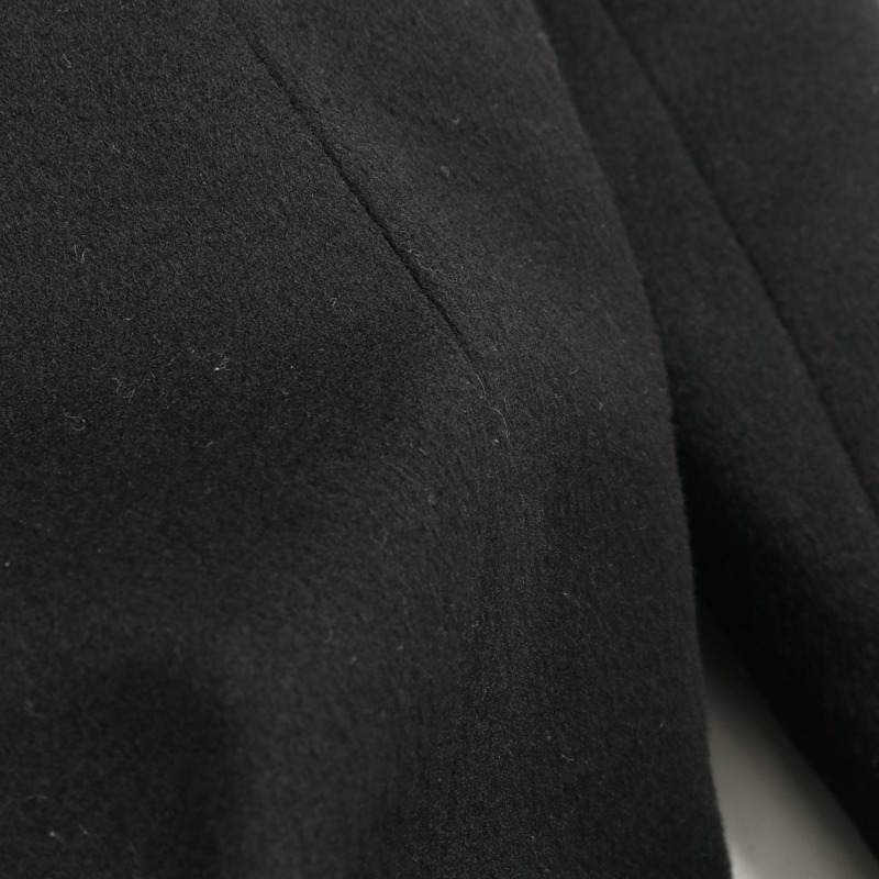 GUCCI 其他羊毛大衣 黑色 二手 女-5