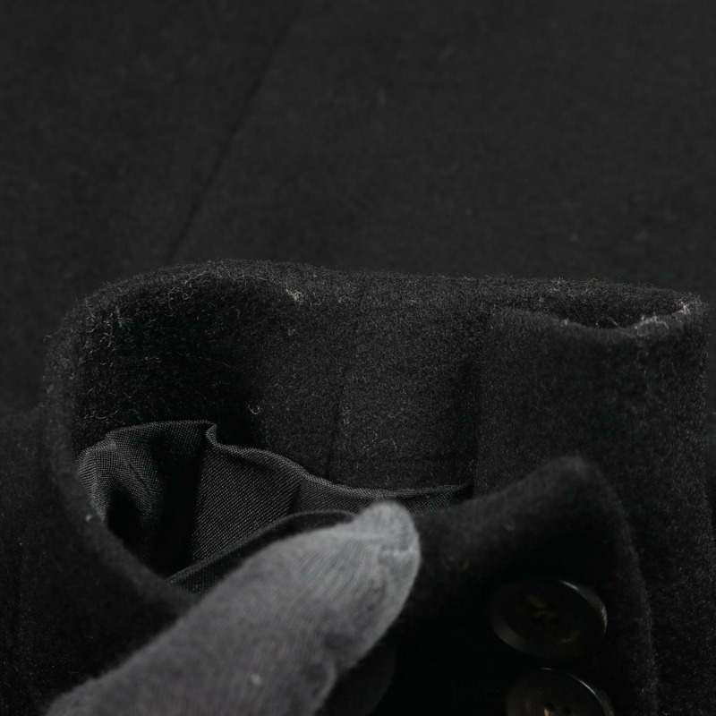 GUCCI 其他羊毛大衣 黑色 二手 女-6