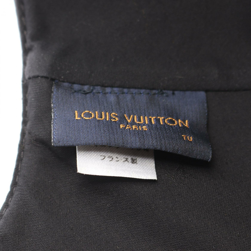 路易威登 Monogram Quill 1.0 報童帽 MP2320 黑色皮革 二手 男士-3