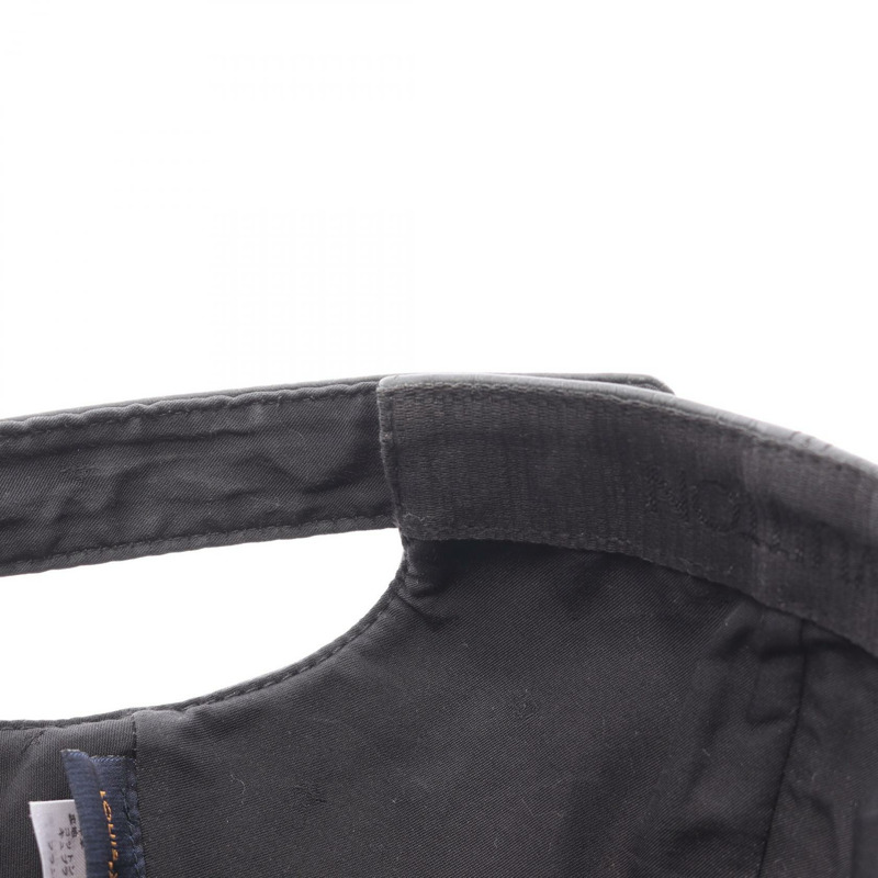 路易威登 Monogram Quill 1.0 報童帽 MP2320 黑色皮革 二手 男士-8