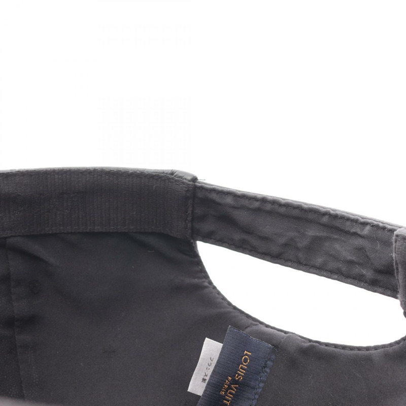 路易威登 Monogram Quill 1.0 報童帽 MP2320 黑色皮革 二手 男士-9