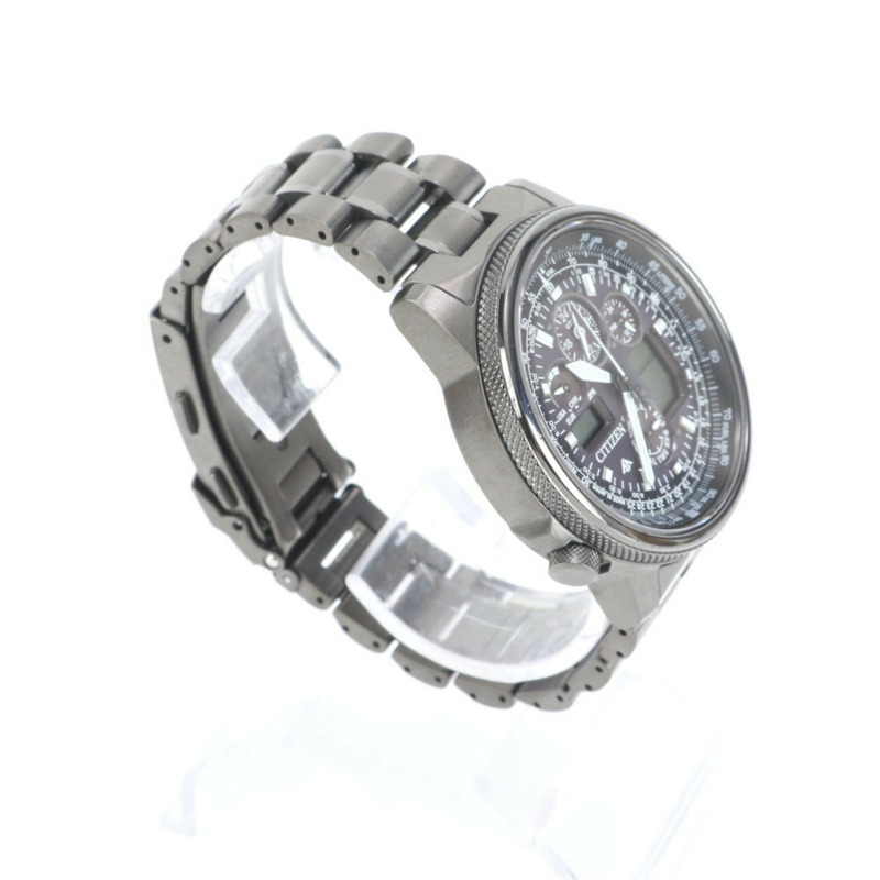 西鐵城 Promaster SKY 系列計時碼錶 JY8025-59E，黑色，男款-4