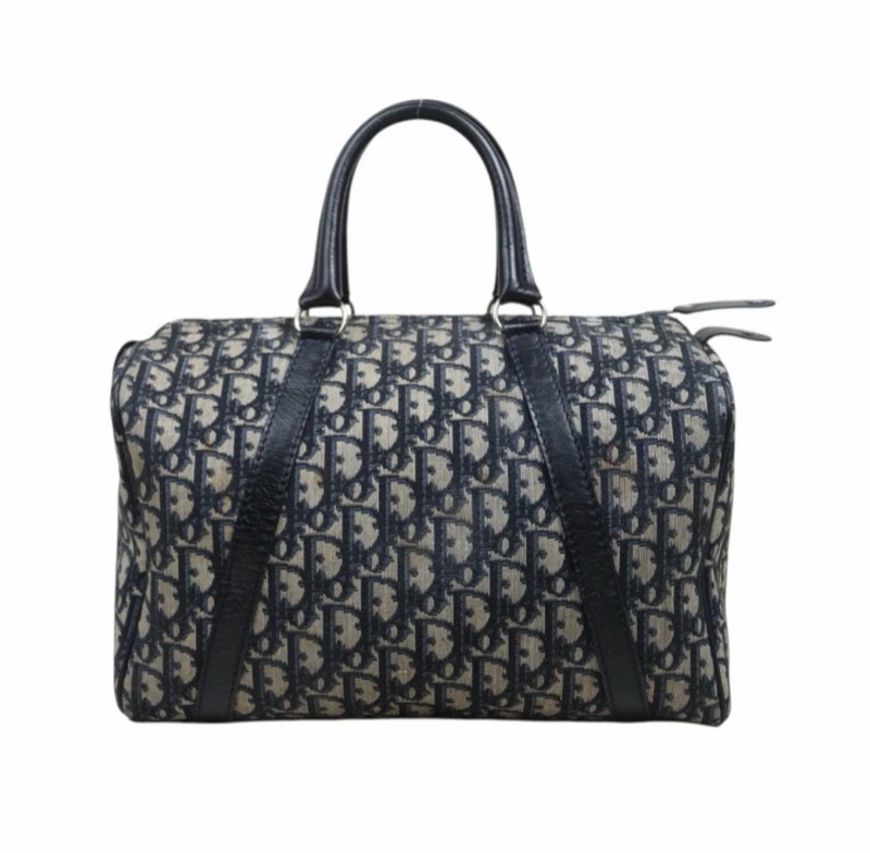 「JL精品代購」9新 Dior老花波士頓30 手提包-2