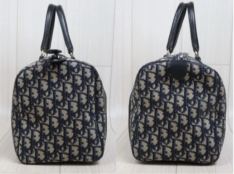 「JL精品代購」9新 Dior老花波士頓30 手提包-4