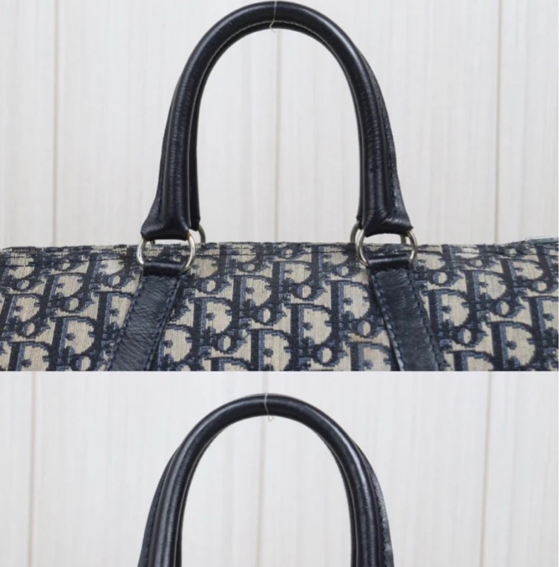 「JL精品代購」9新 Dior老花波士頓30 手提包-5