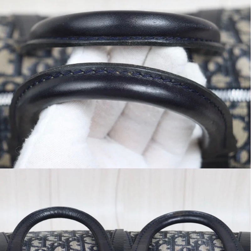 「JL精品代購」9新 Dior老花波士頓30 手提包-6