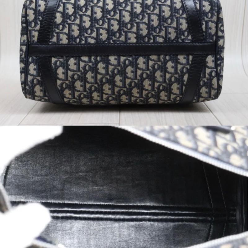 「JL精品代購」9新 Dior老花波士頓30 手提包-7