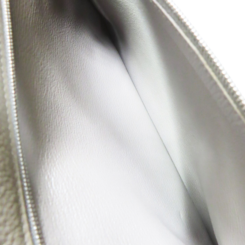 錫器灰 Togo牛皮 Kelly 40 凱莉包 手提包 口O刻 銀扣【HERMES 愛馬仕】-5