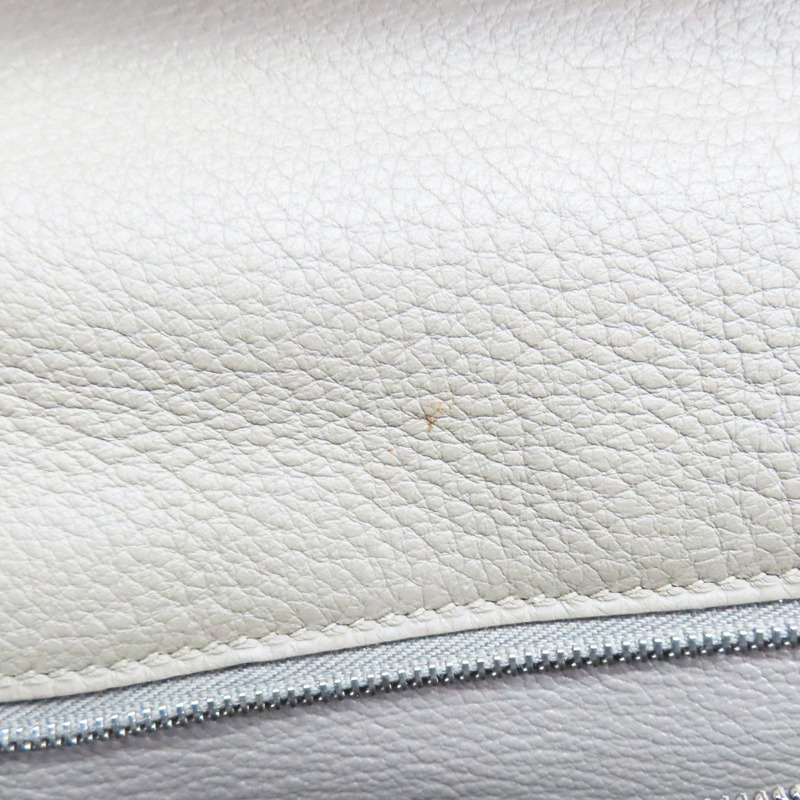 錫器灰 Togo牛皮 Kelly 40 凱莉包 手提包 口O刻 銀扣【HERMES 愛馬仕】-14