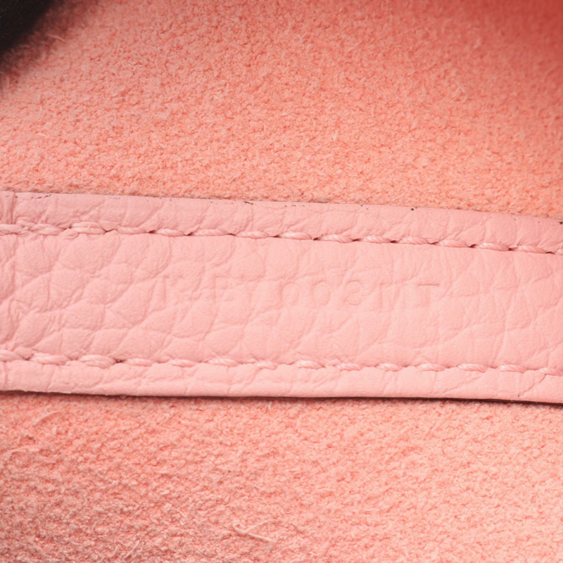 愛馬仕 Picotin Lock PM 手提包 K Clemence 皮革 粉紅色 SHW 玫瑰櫻花 二手-4