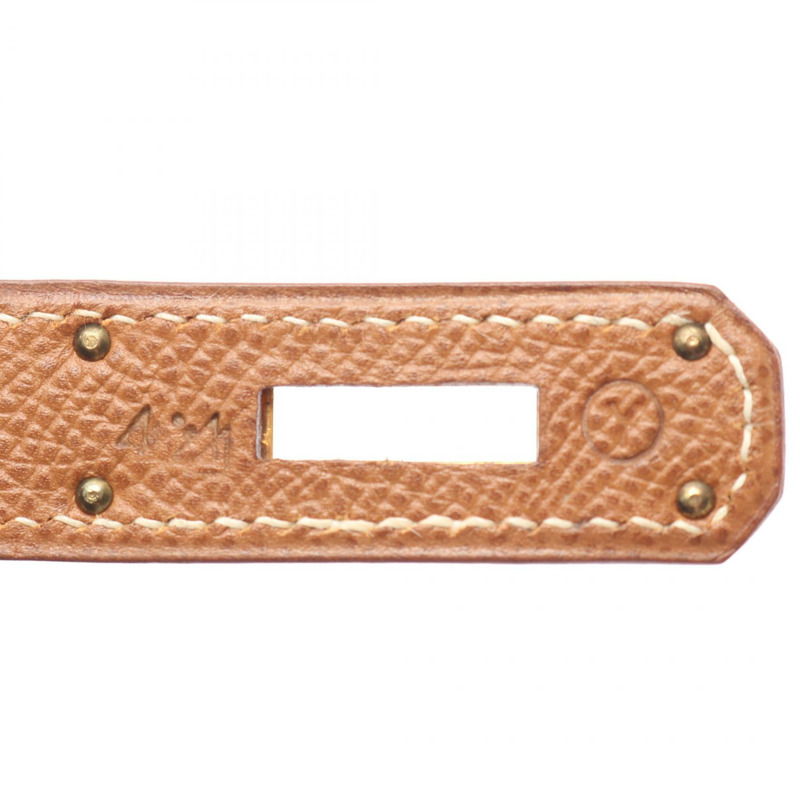 愛馬仕 Kelly 32 單肩手提包 Y 內縫 Courchevel 金色 二手 GHW-4