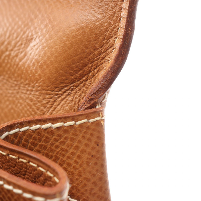 愛馬仕 Kelly 32 單肩手提包 Y 內縫 Courchevel 金色 二手 GHW-12