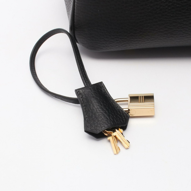 愛馬仕 Birkin 35 手提包，G Ardennes 皮革，黑色，二手，金色五金，女士款-6