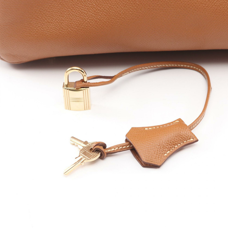 愛馬仕 Birkin 35 手提包，H Epsom 皮革，金色，二手，GHW（金色五金配件）-5