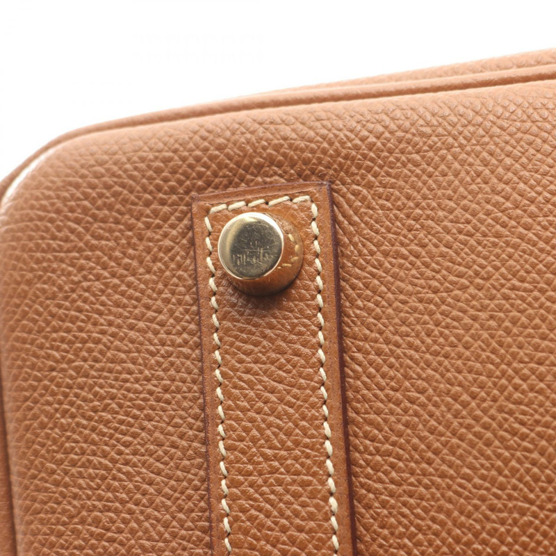 愛馬仕 Birkin 35 手提包，H Epsom 皮革，金色，二手，GHW（金色五金配件）-10