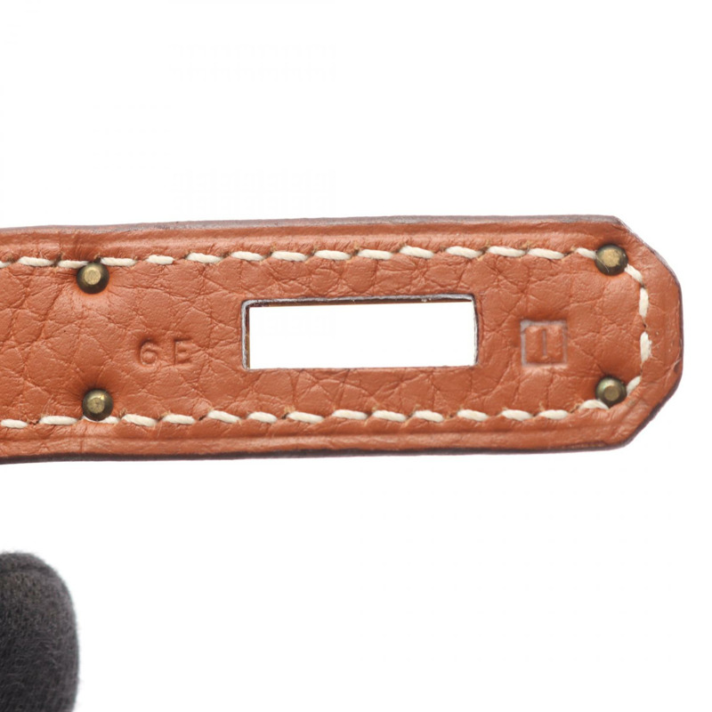 HERMES Birkin 35 手提包 I Taurillon Clemence Etrusque 二手 GHW-4