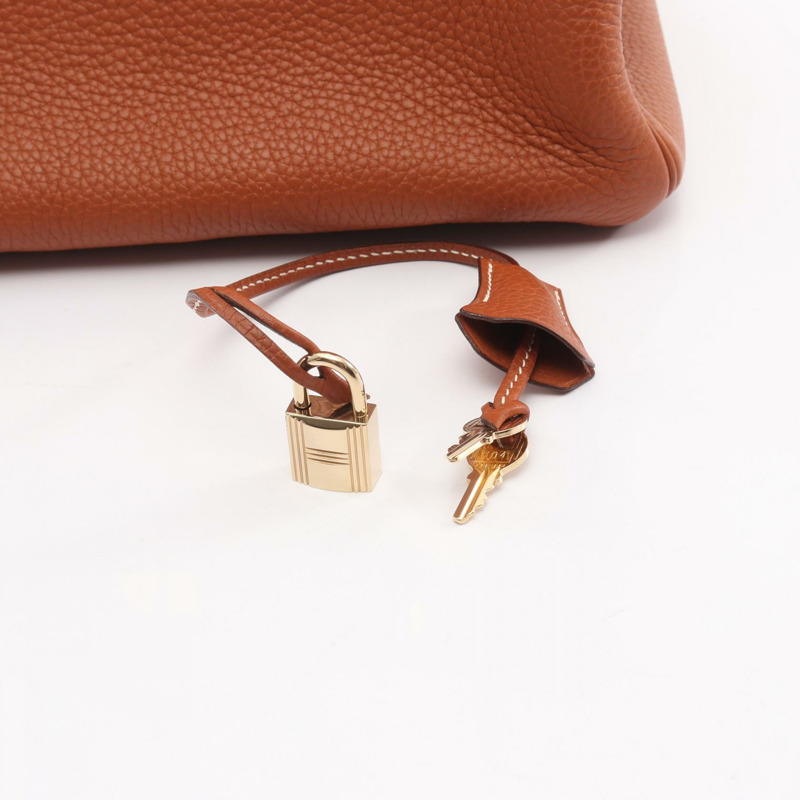 HERMES Birkin 35 手提包 I Taurillon Clemence Etrusque 二手 GHW-5