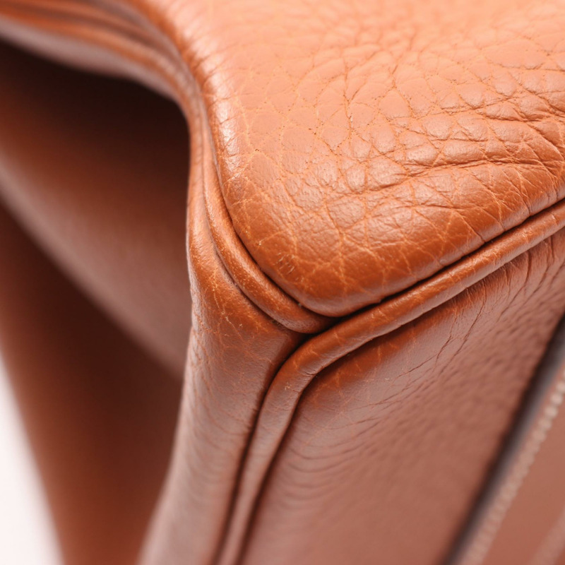 HERMES Birkin 35 手提包 I Taurillon Clemence Etrusque 二手 GHW-6