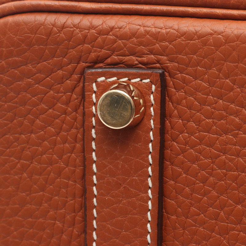 HERMES Birkin 35 手提包 I Taurillon Clemence Etrusque 二手 GHW-7