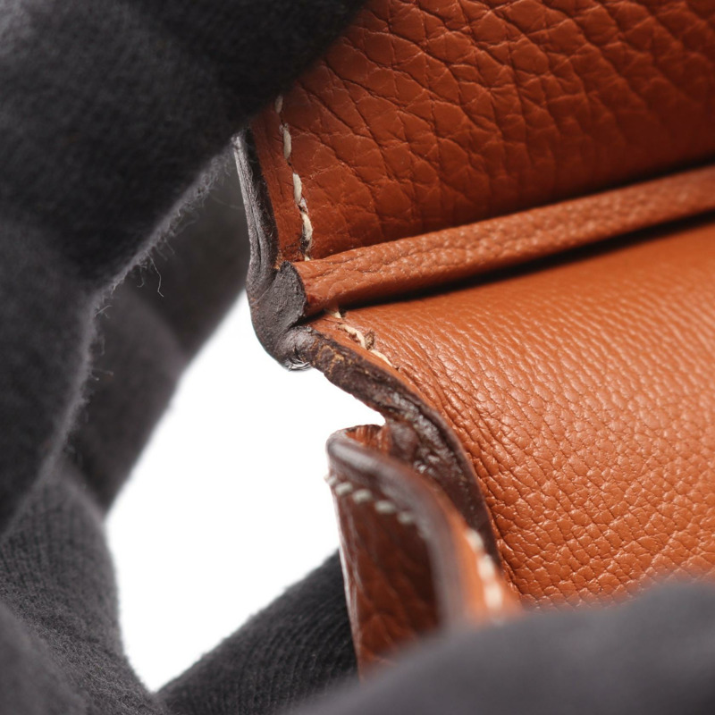 HERMES Birkin 35 手提包 I Taurillon Clemence Etrusque 二手 GHW-11