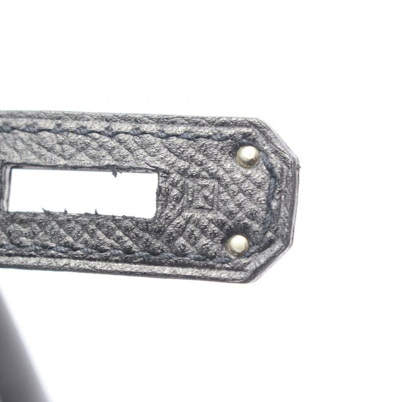 愛馬仕 Birkin 30 手提包 K Epsom 皮革 黑色 二手 SHW 女士-4