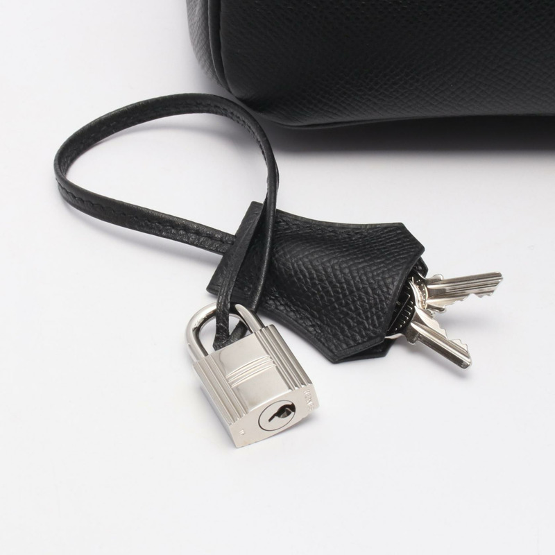 愛馬仕 Birkin 30 手提包 K Epsom 皮革 黑色 二手 SHW 女士-5