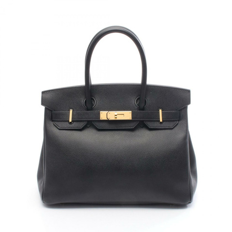愛馬仕 Birkin 30 手提包 C Epsom 黑色 二手 GHW