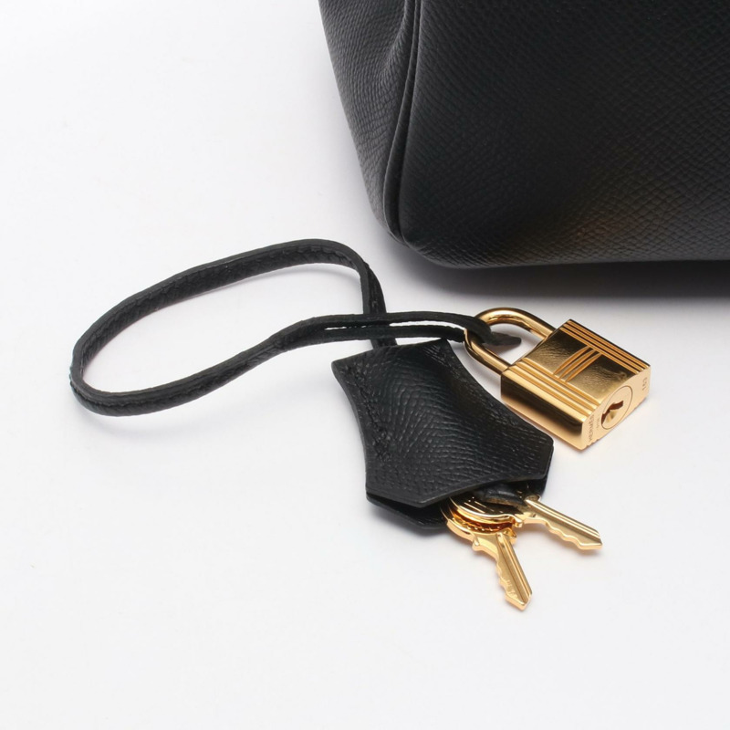 愛馬仕 Birkin 30 手提包 C Epsom 黑色 二手 GHW-5