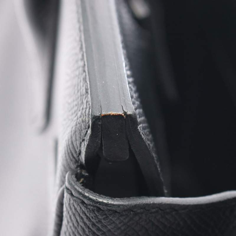 愛馬仕 Birkin 30 手提包 C Epsom 黑色 二手 GHW-7