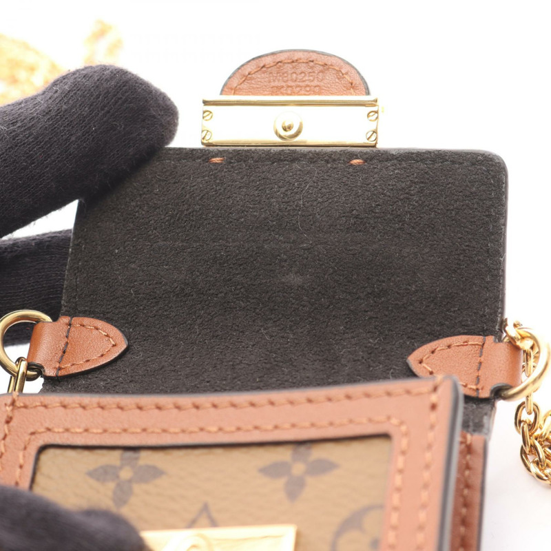 路易威登 Micro Dauphine 鏈條肩挎斜背包 M80250 Monogram 二手-5