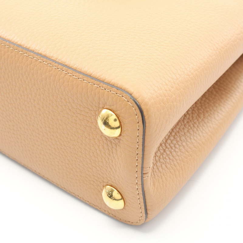 路易威登 CapucineBB 手提包 N80741 棕色異國皮革女士二手包-4